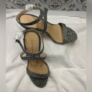 Crystal Buckle 95 Glitter Sandal